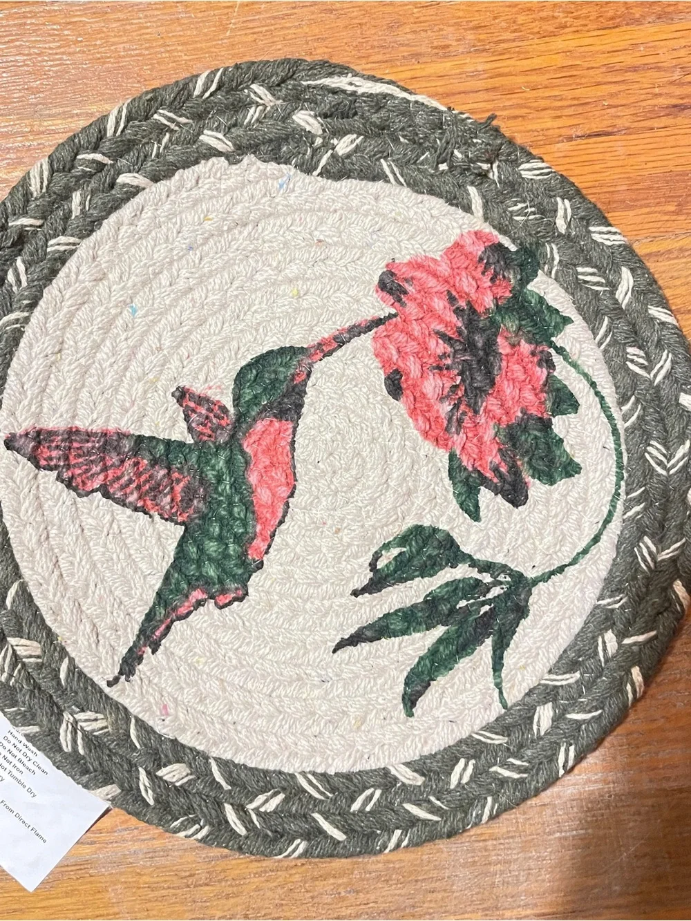 Vintage bird themed Trivets/Hot plates- Set of 4,